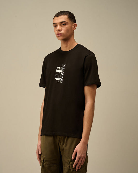 T-shirts short sleeve jersey 30/1 nera