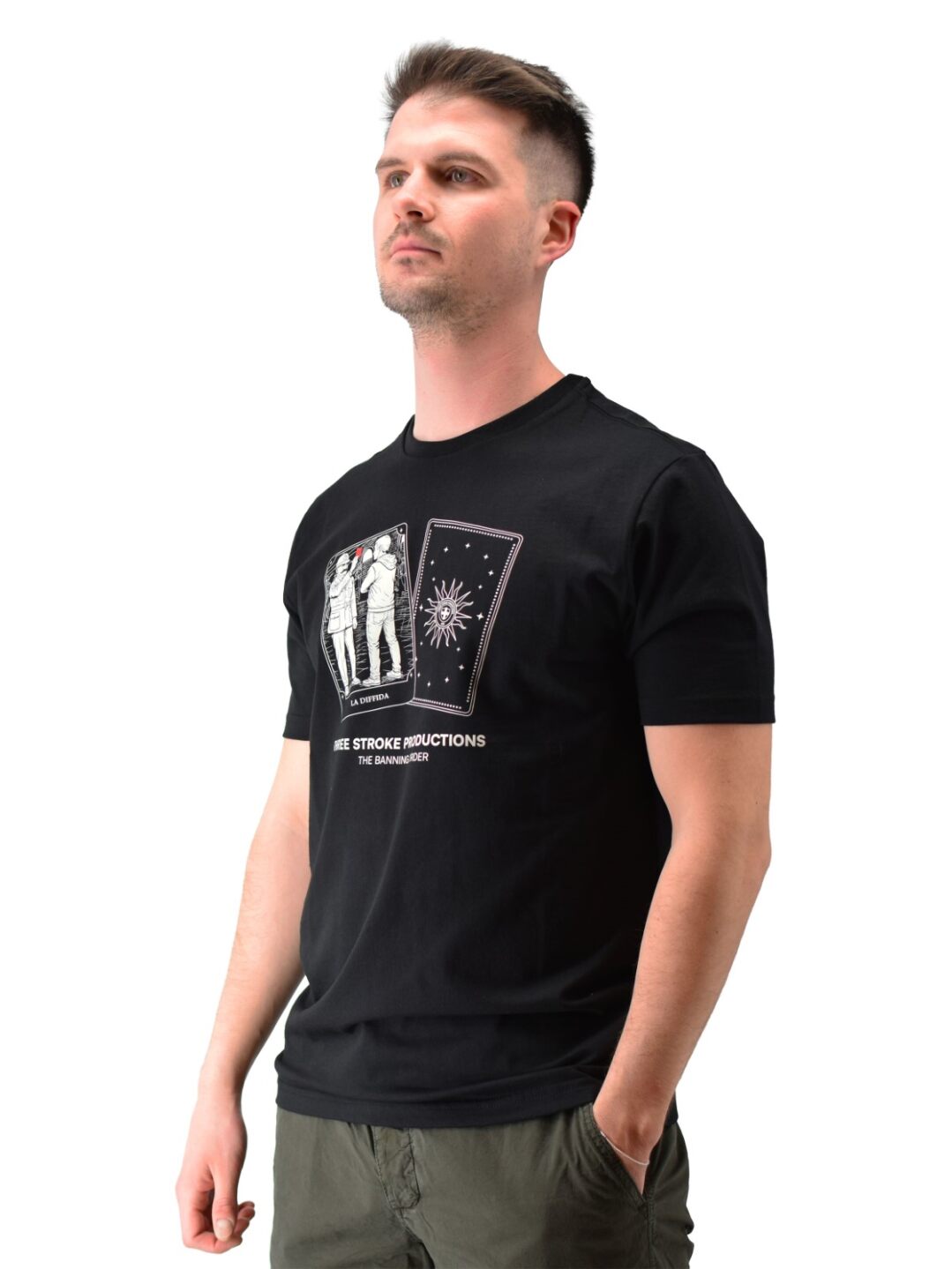 T-shirt diffida nera
