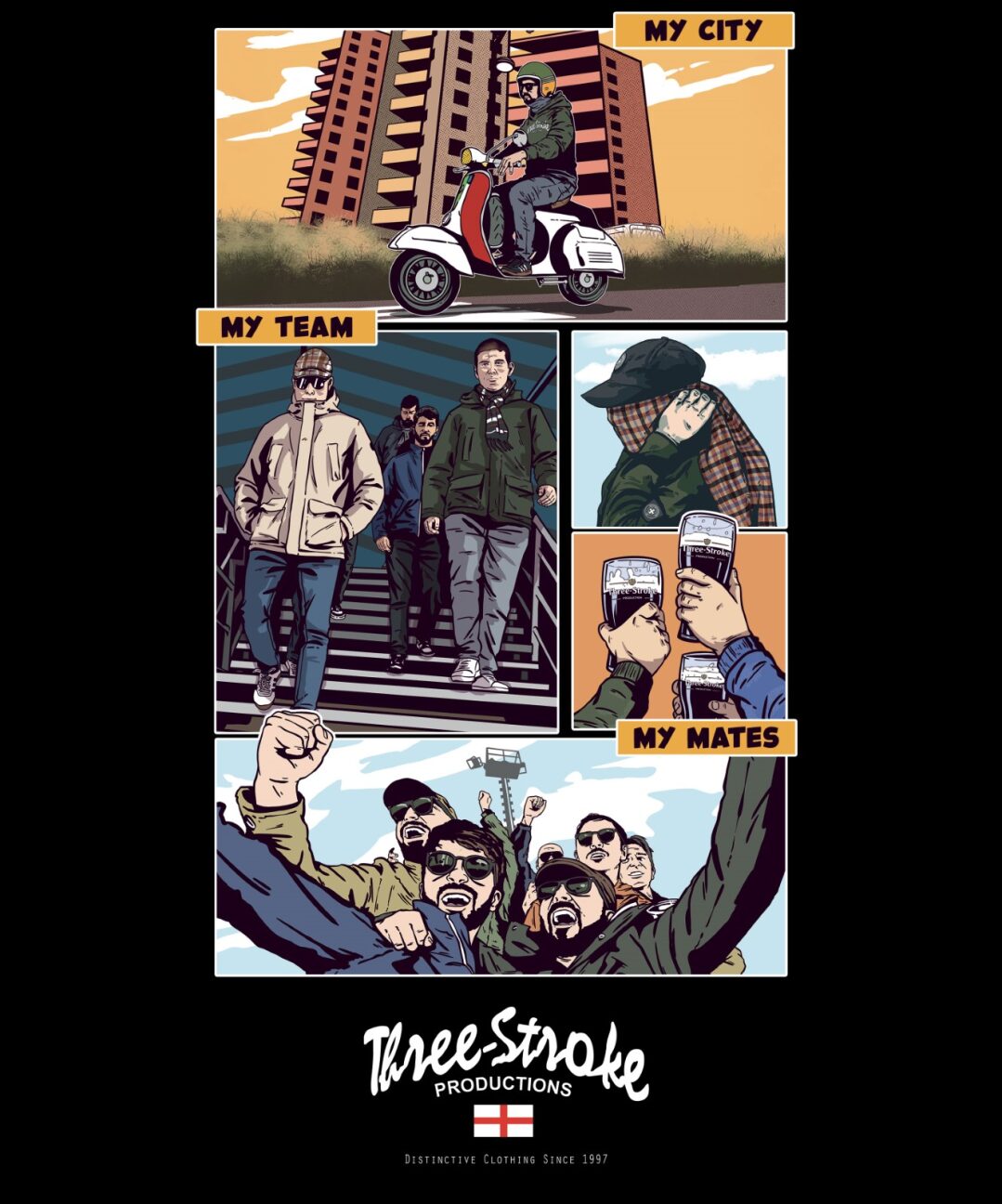 T-shirt my city nera