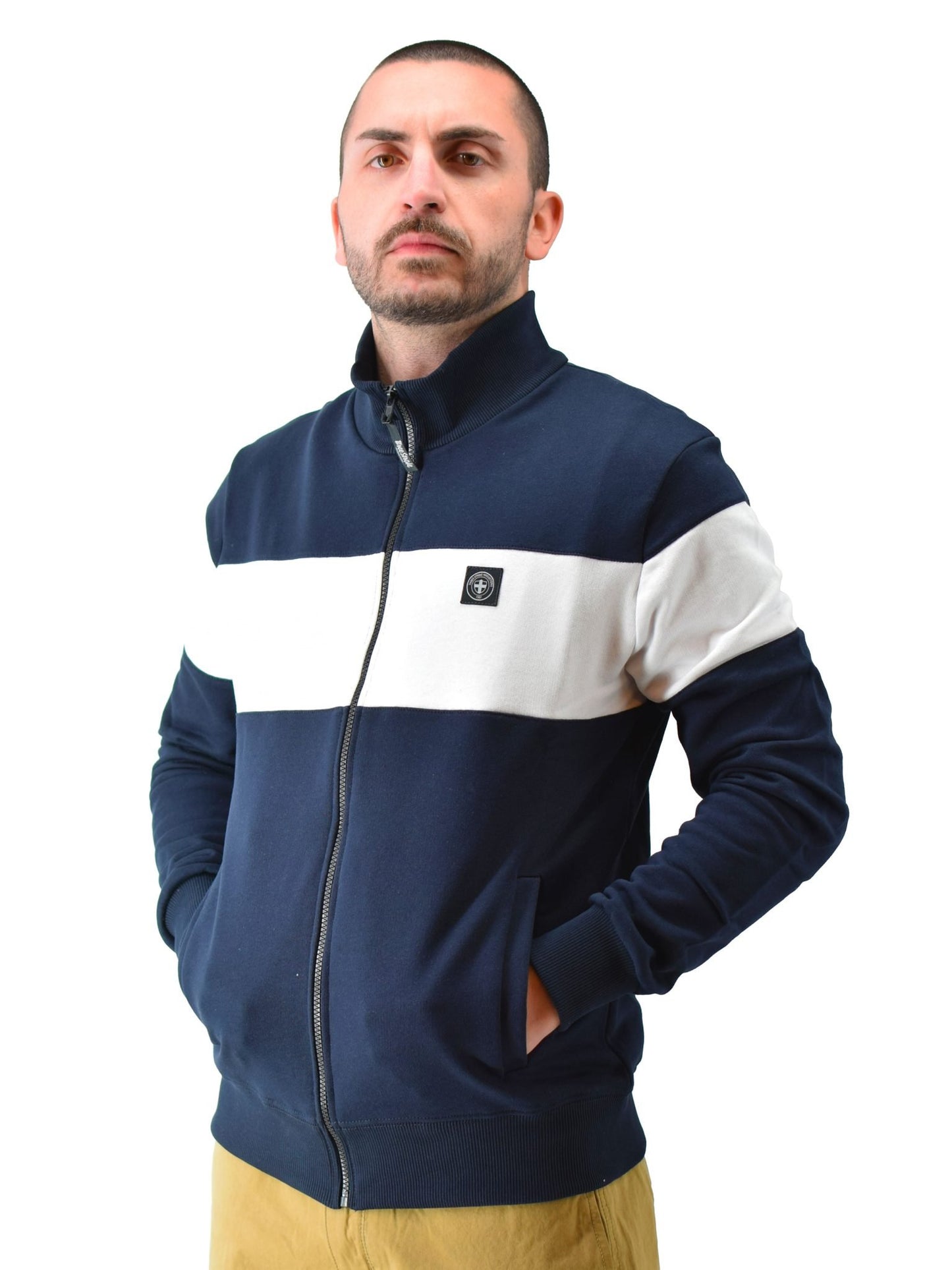 Felpa Oswald track top navy