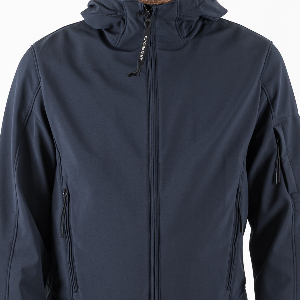 C.P. Shell-R hooded Jacket blu navy