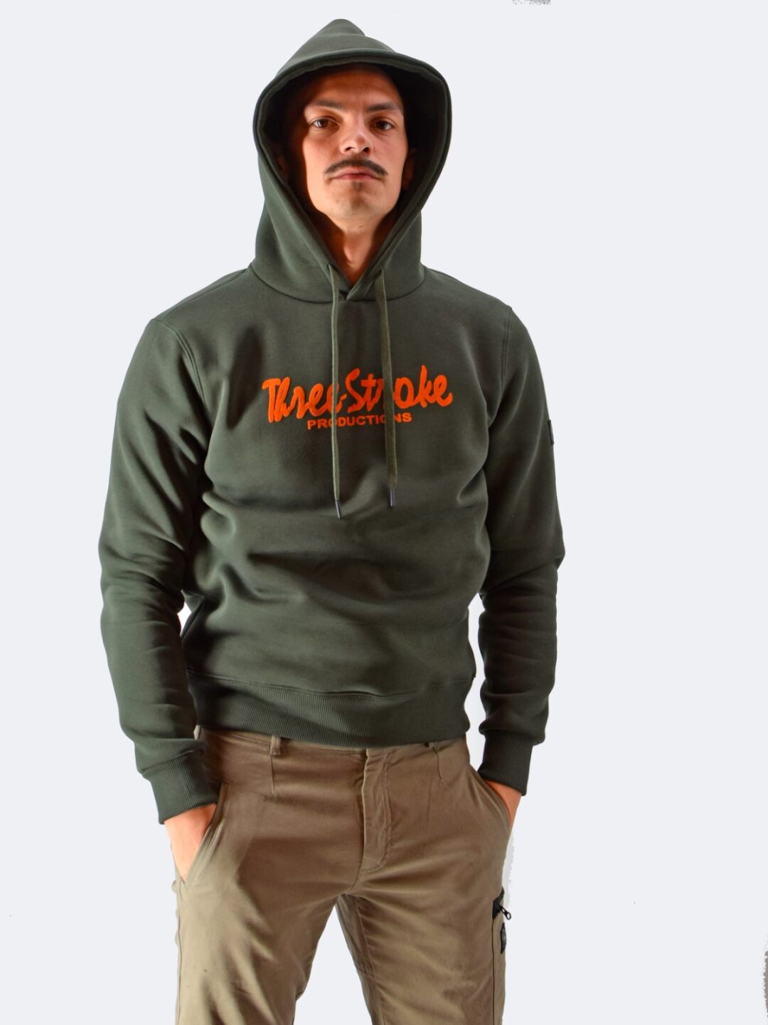 Felpa Classic verde militare