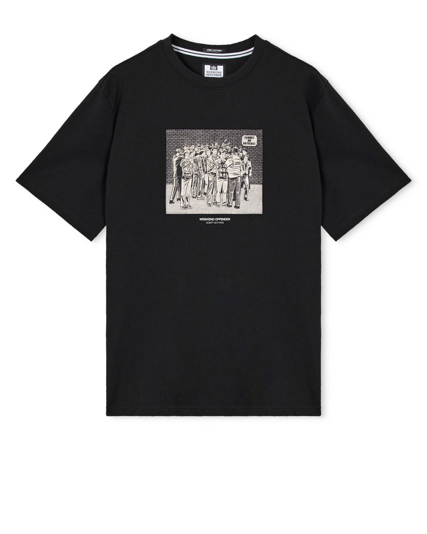 T-shirt Nuisance nera