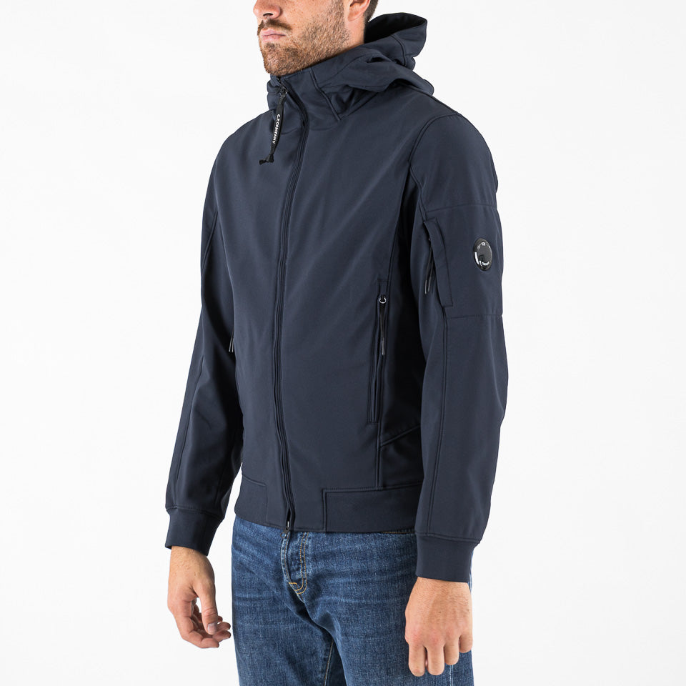 C.P. Shell-R hooded Jacket blu navy