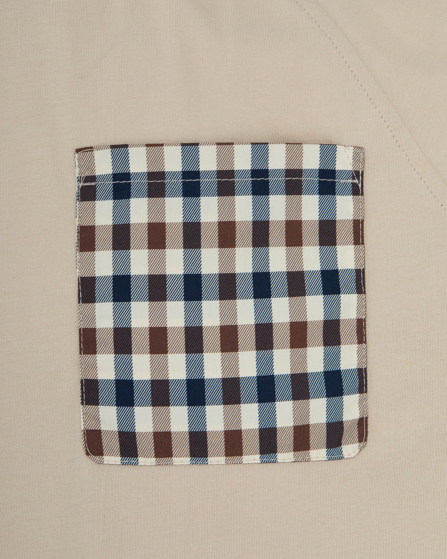 Lamina pocket t-shirt beige