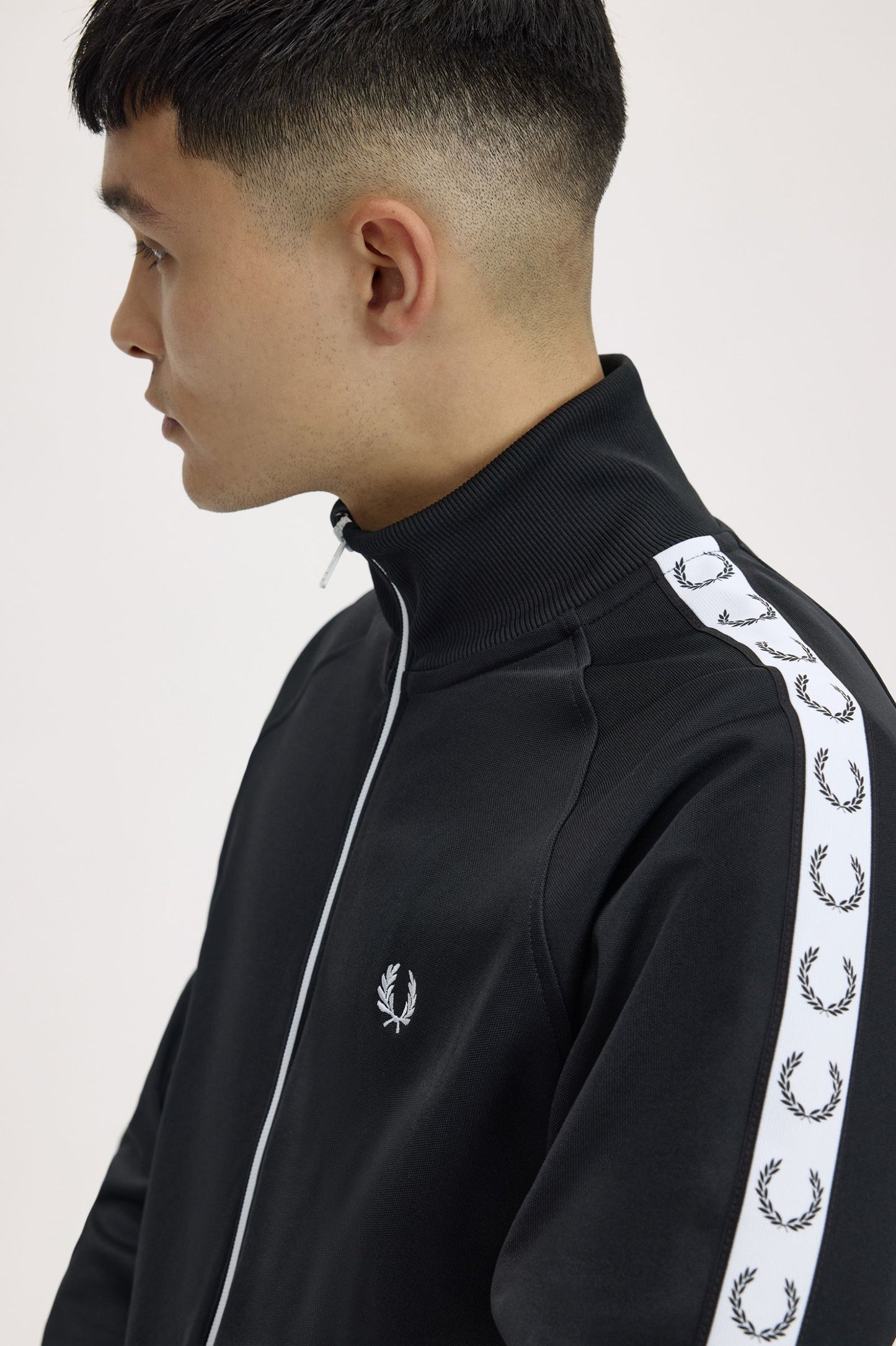 Taped track Jacket nera