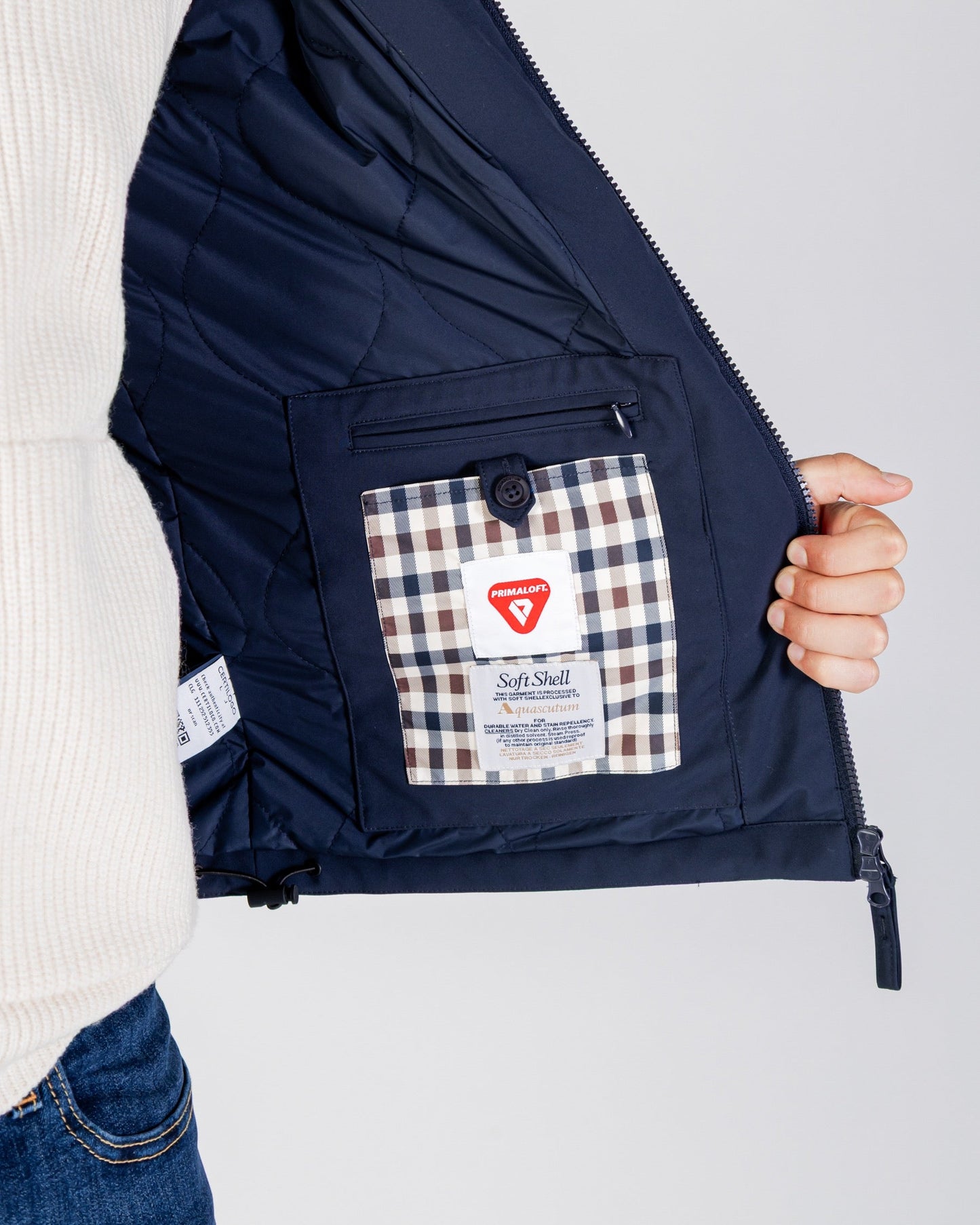 Mid Parka Blu navy