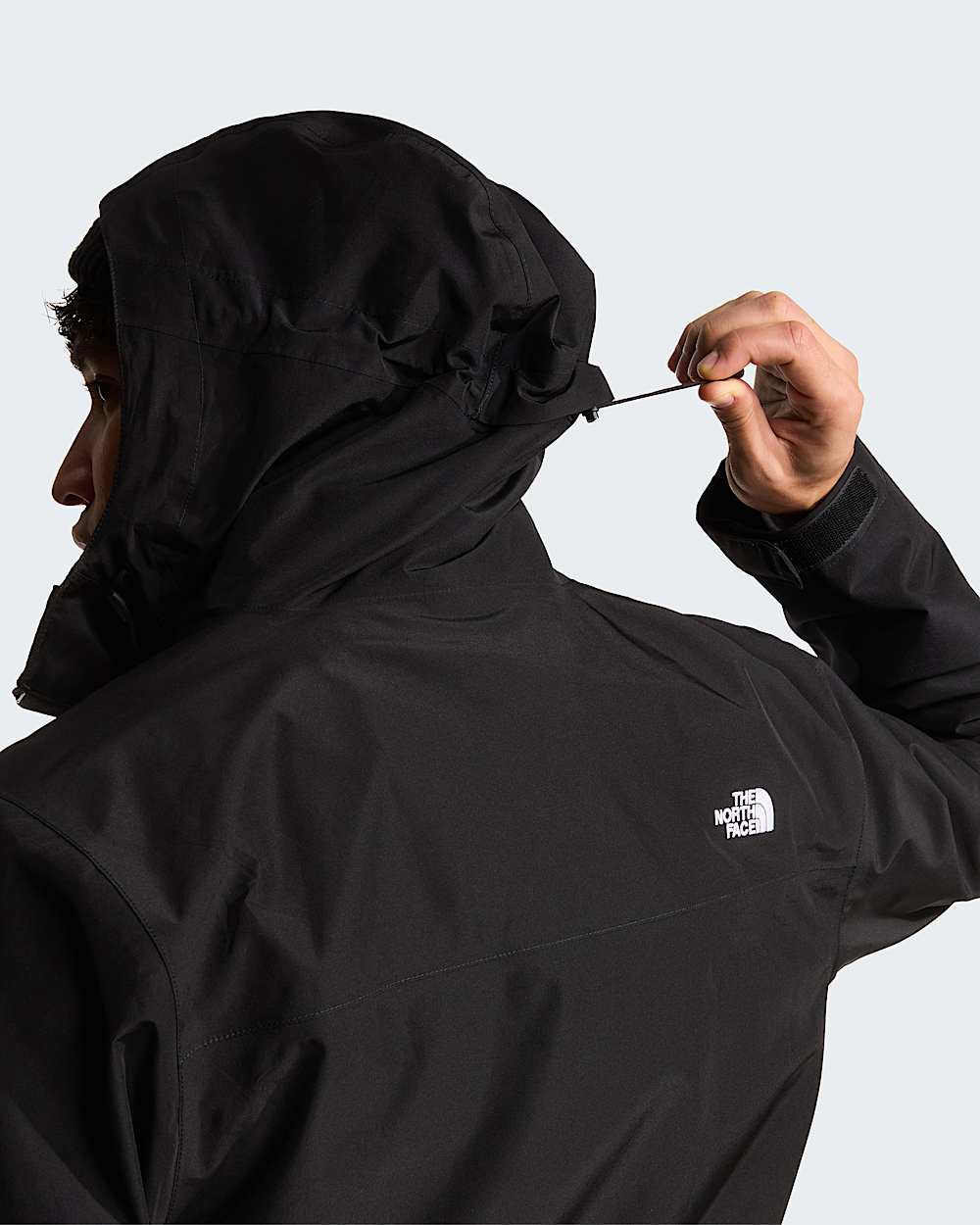 Carto mono triclimate hooded jacket nera