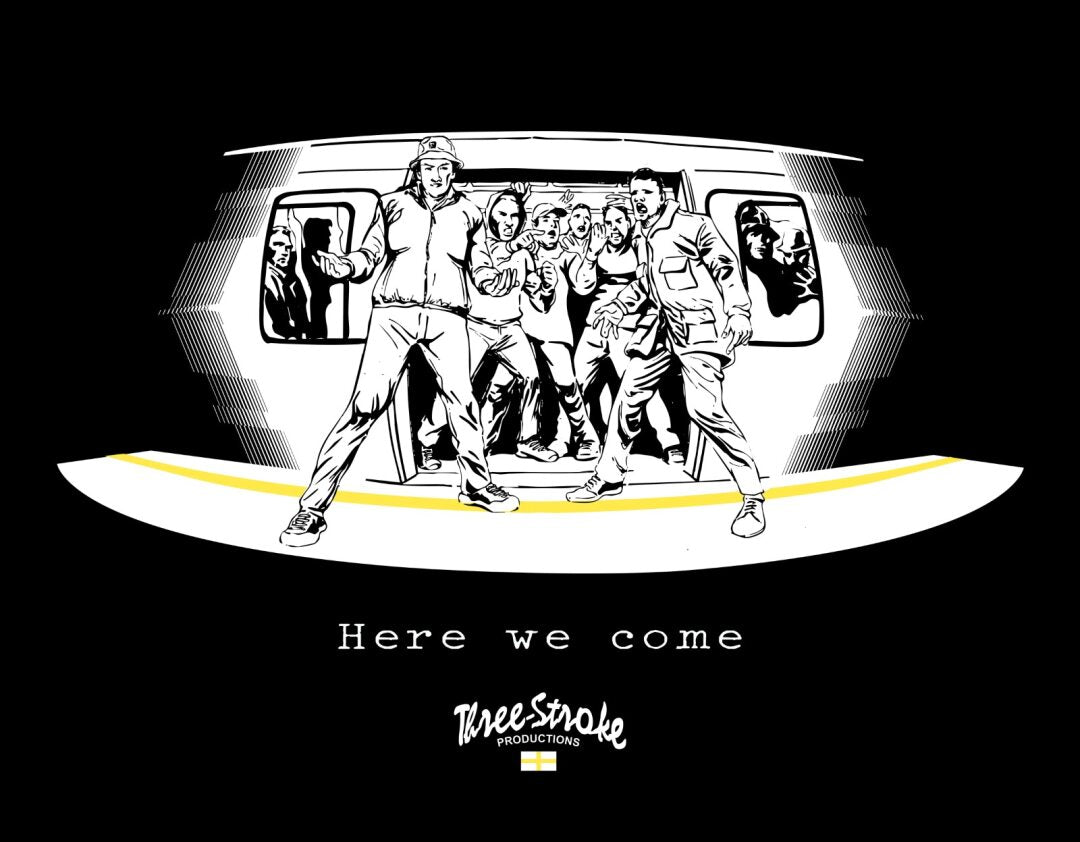 T-shirt here we come nera