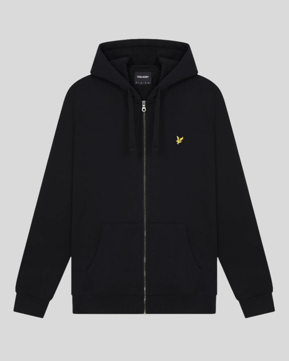 Full zip hoodie nera