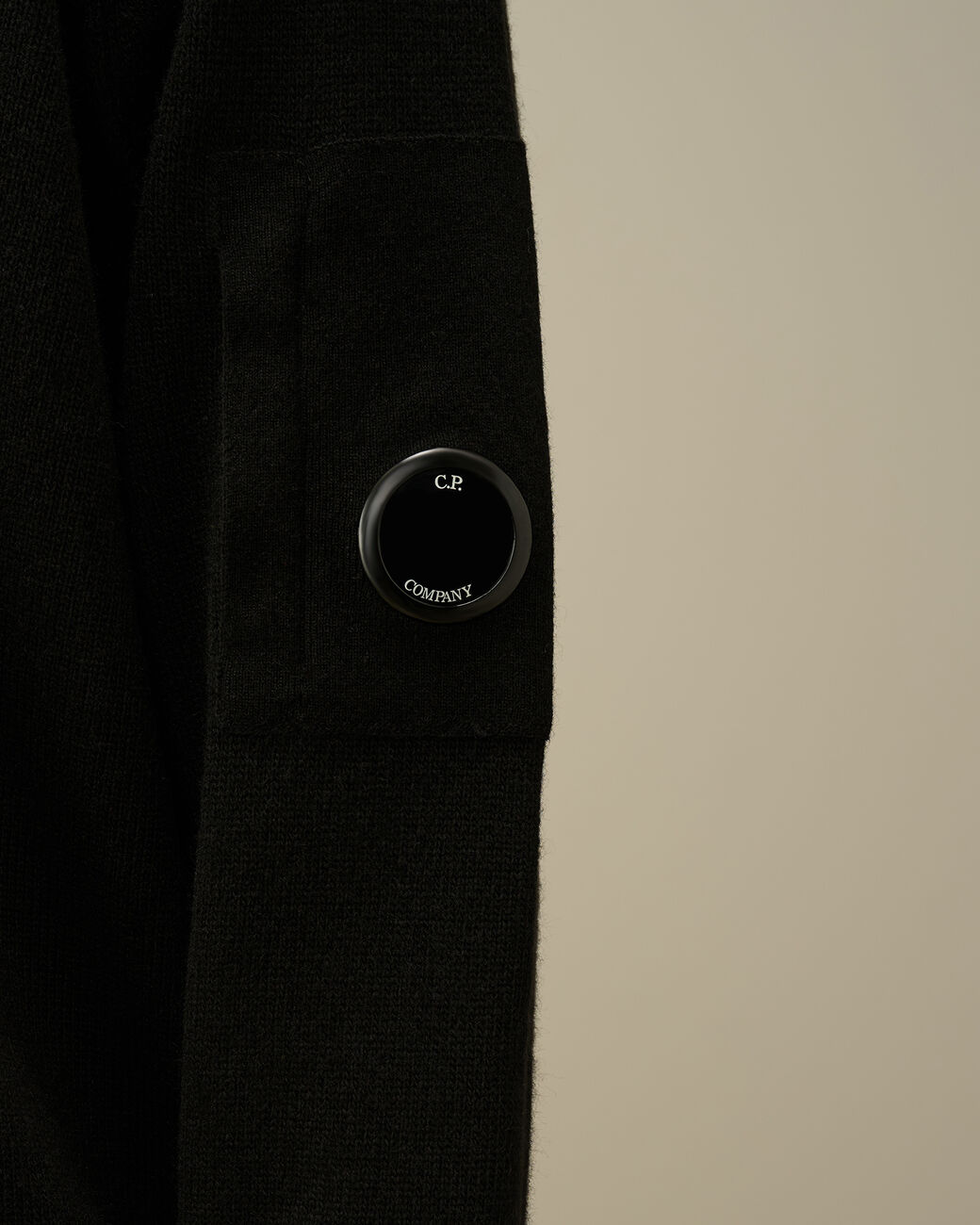Sea Island crew neck lens knit nero