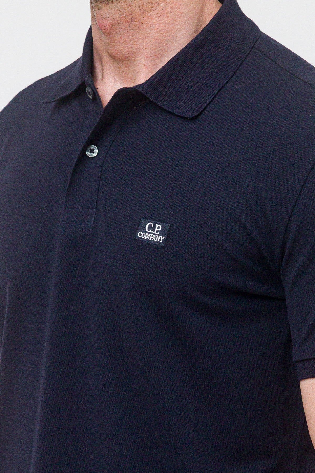 Stertch Piquet polo shirt blu navy