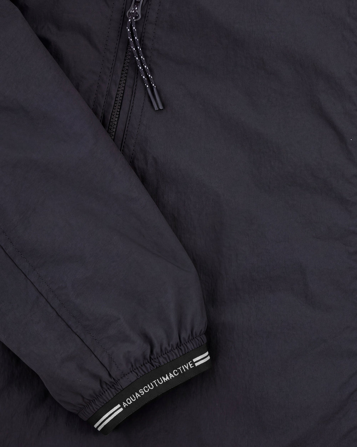 Crimp-N hooded jacket nera