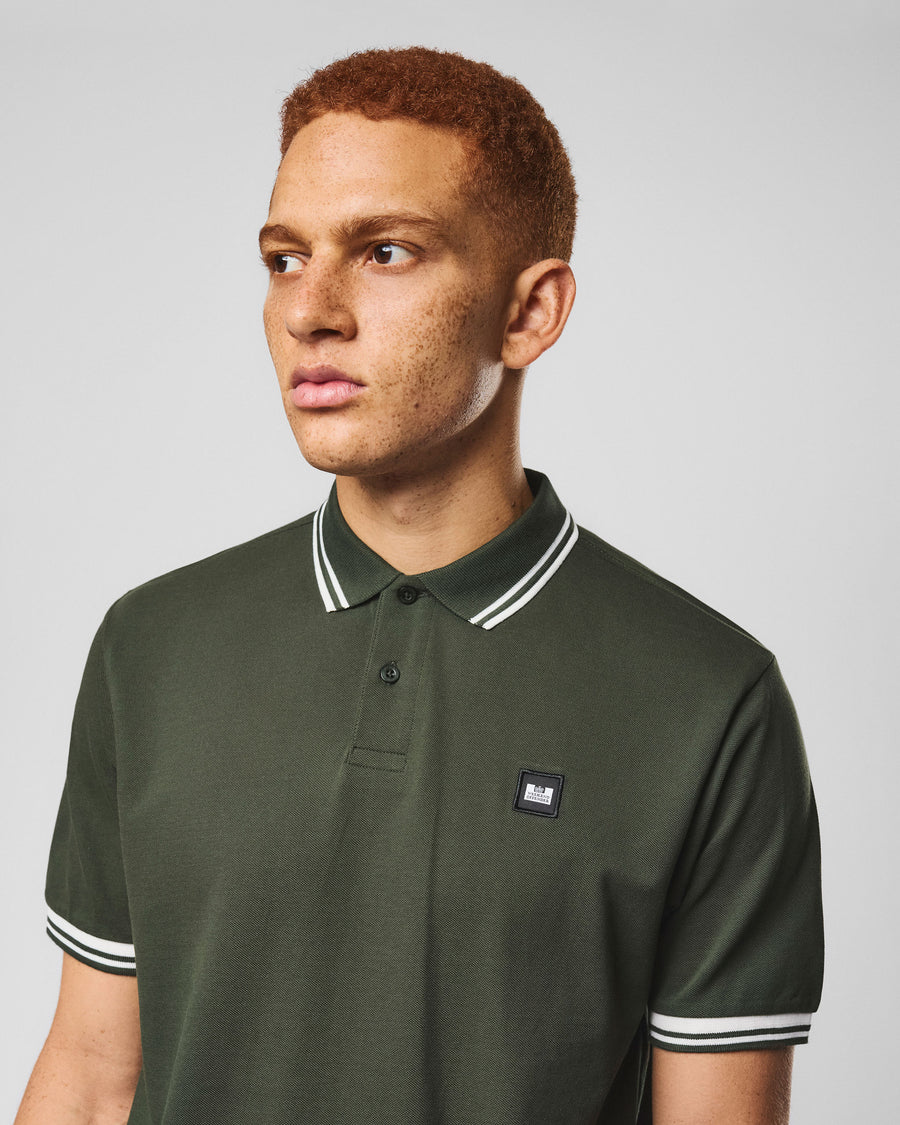 Polo Levanto black forest/white