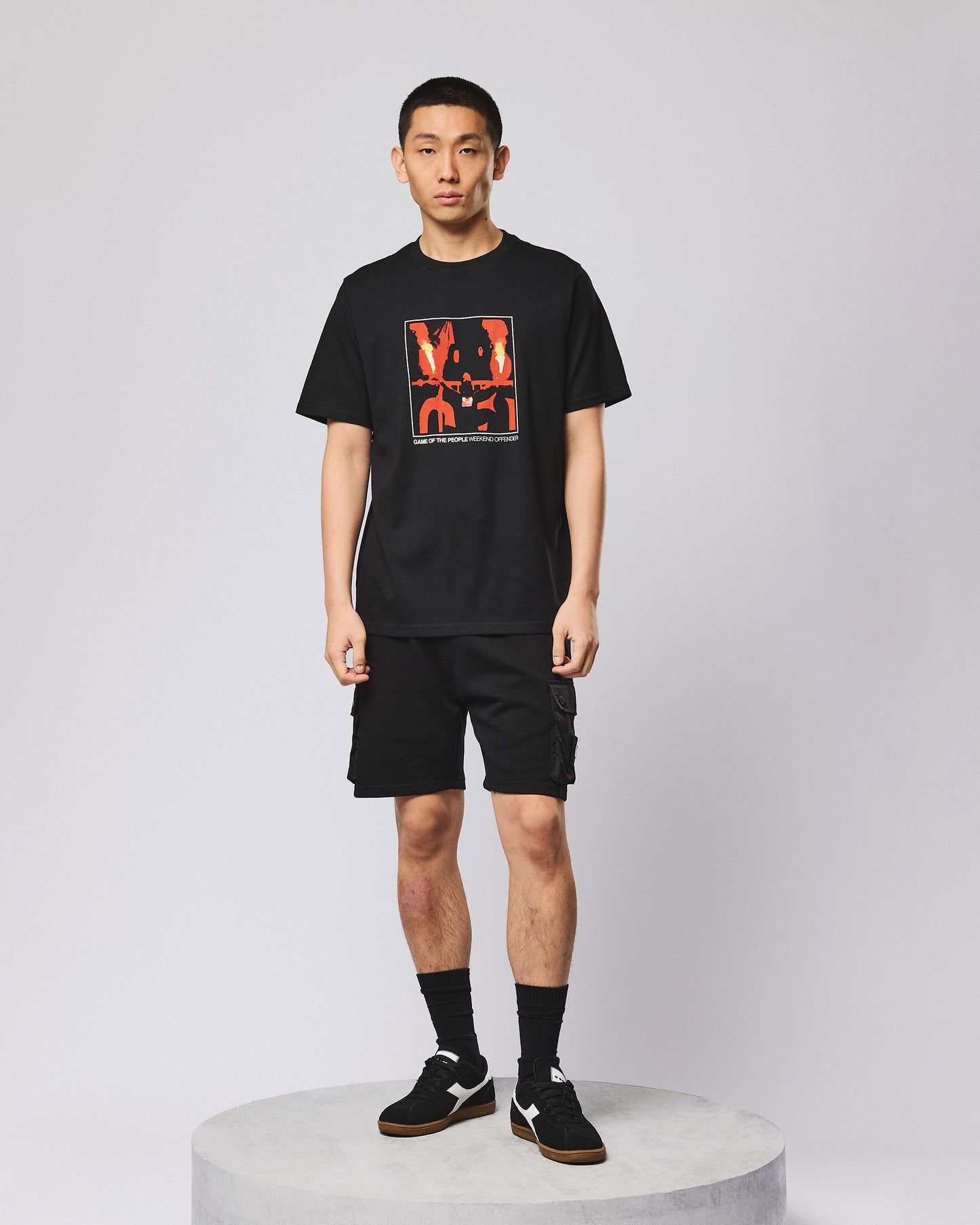 T-shirt The People nera