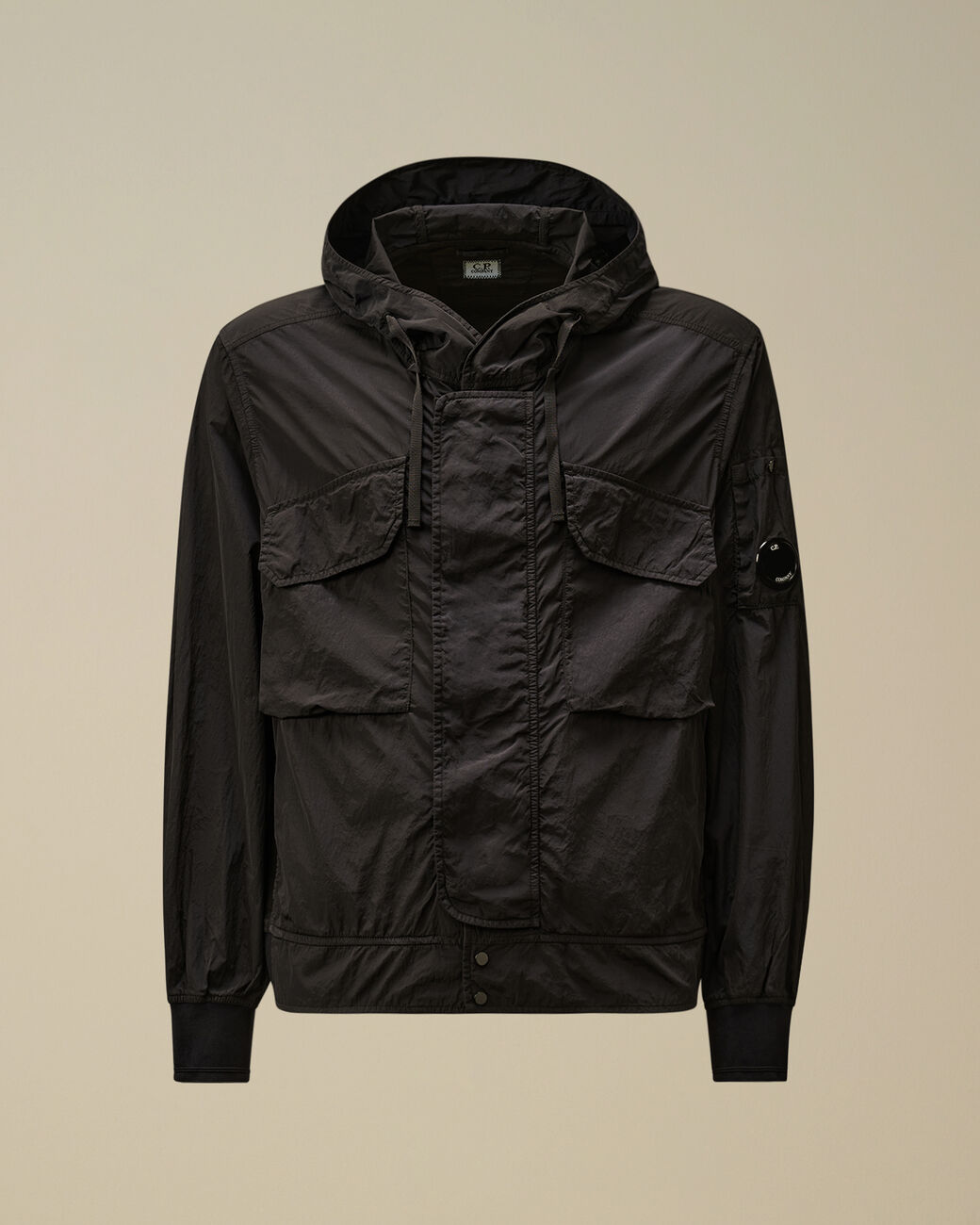 Chrome-R Hooded Lens jacket blu navy