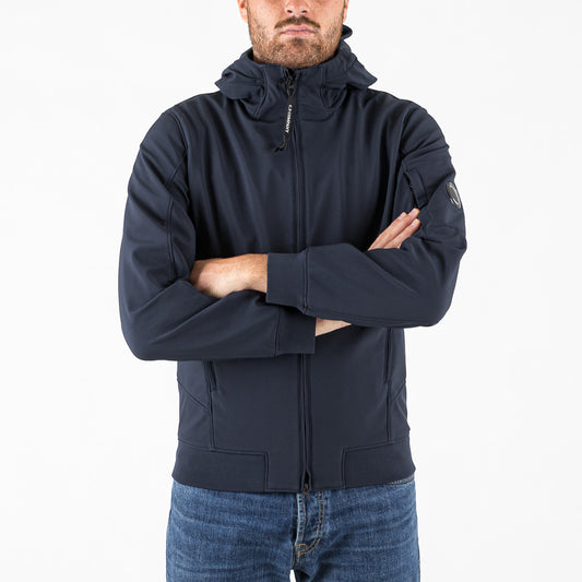 C.P. Shell-R hooded Jacket blu navy