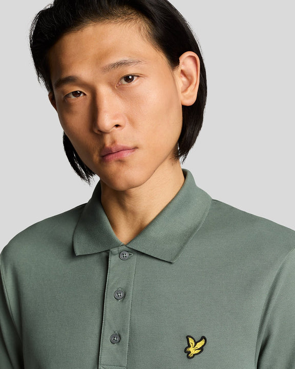 Plain Polo Mercurial green