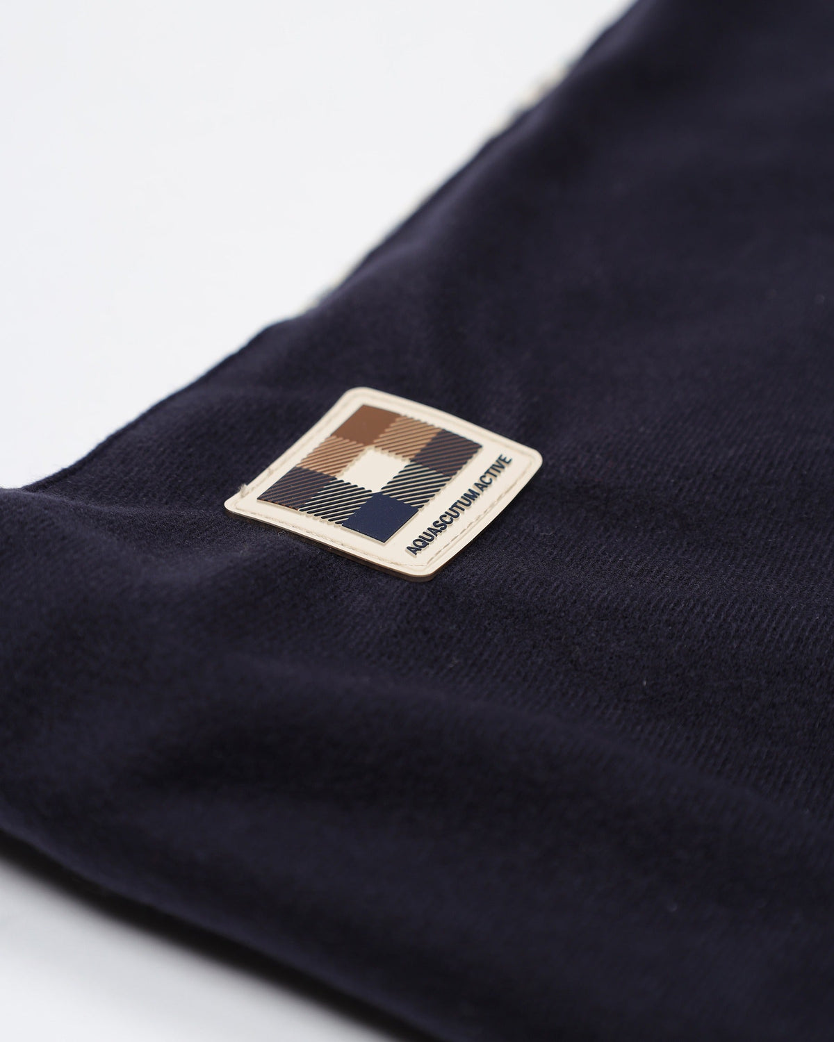 Scaldacollo reversibile check/navy