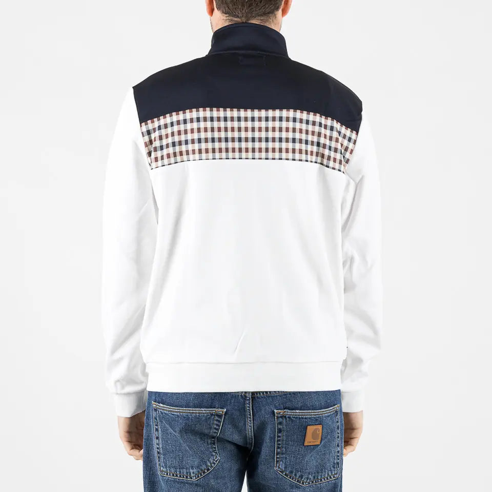 Stripes track top navy