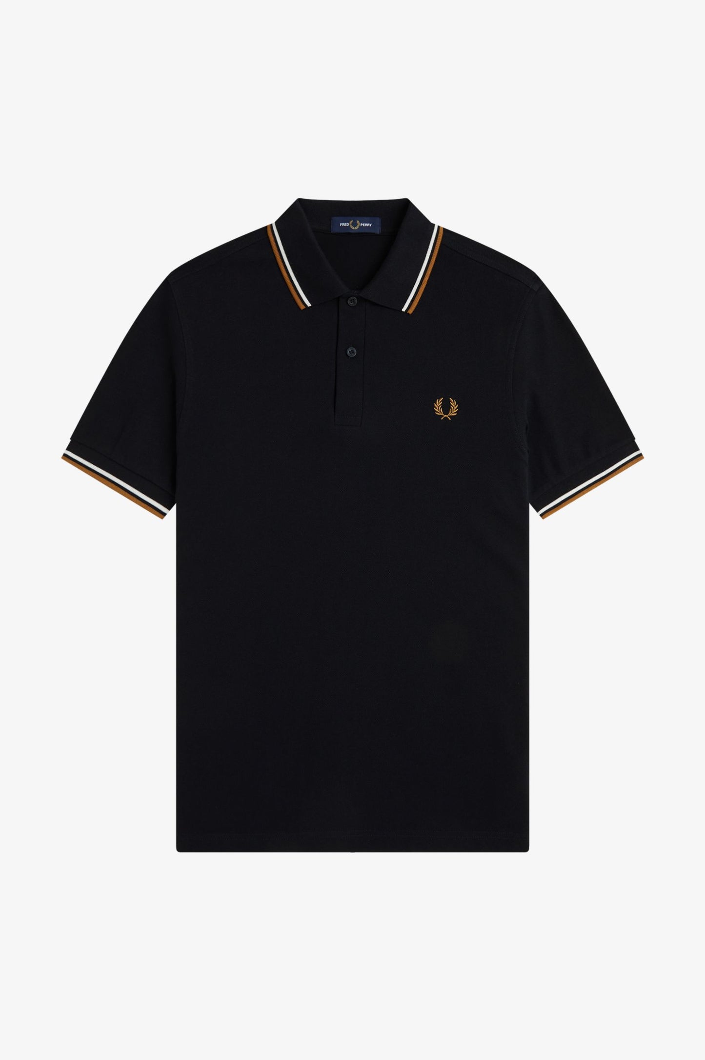 Twin Tipped polo nera/gold