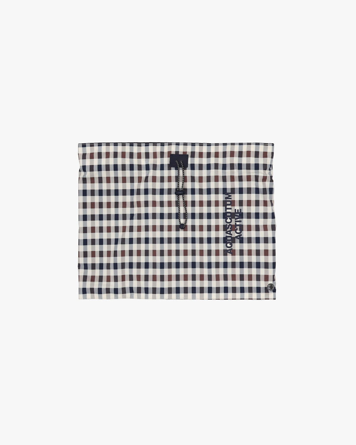 Scaldacollo reversibile check/navy