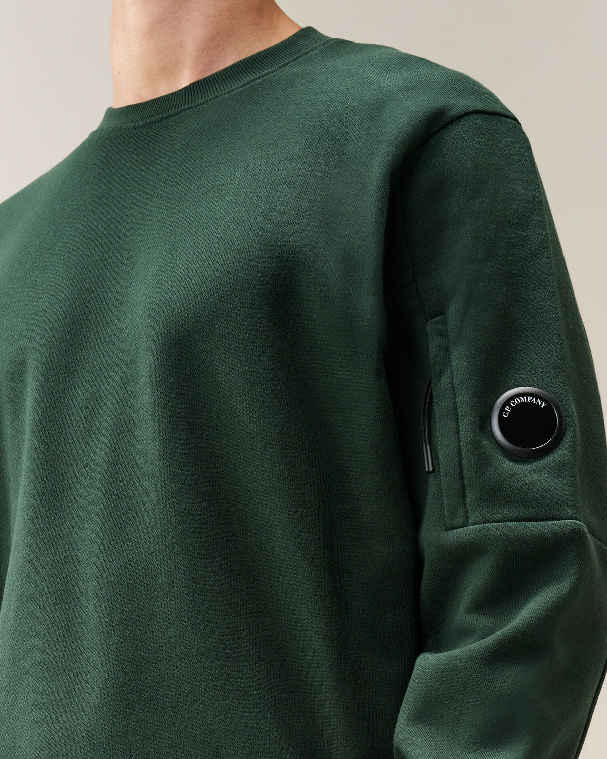 Diagonal raised fleece sweatshirt ponderosa pine