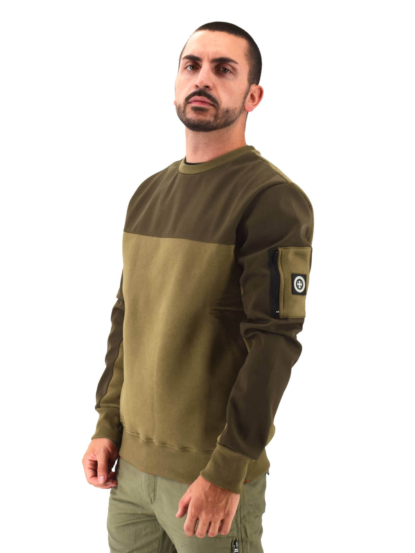 Felpa Urban Ghost verde militare