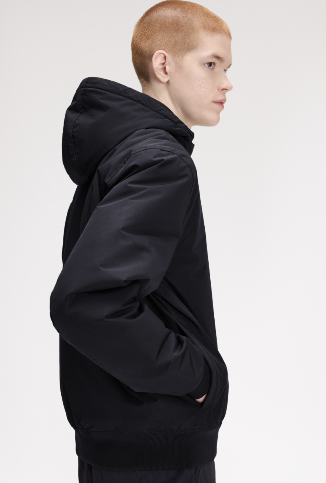 Hooded Bentham jacket nera