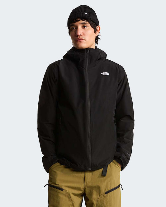 Carto mono triclimate hooded jacket nera