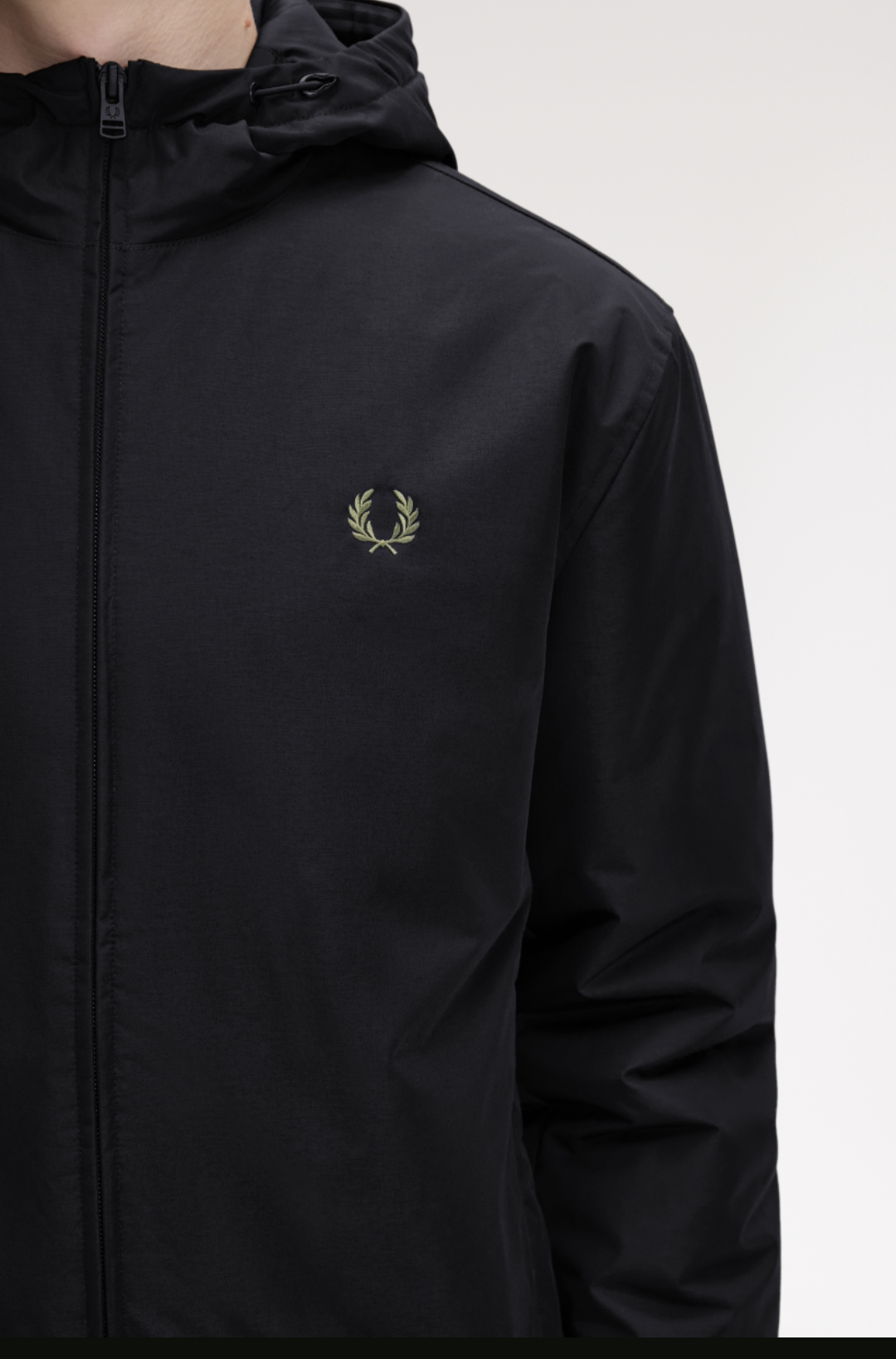 Hooded Bentham jacket nera
