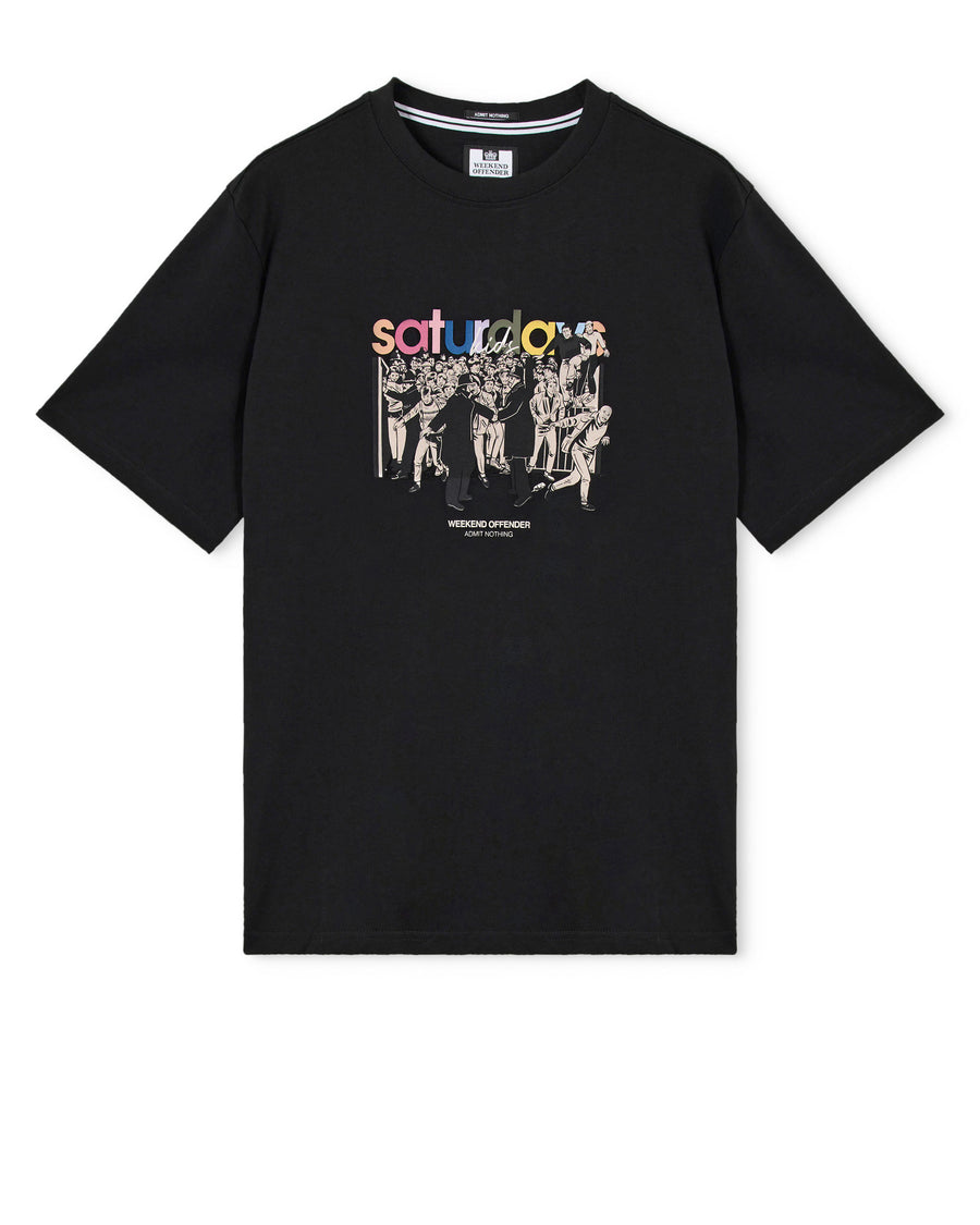 T-shirt saturday Kids nera