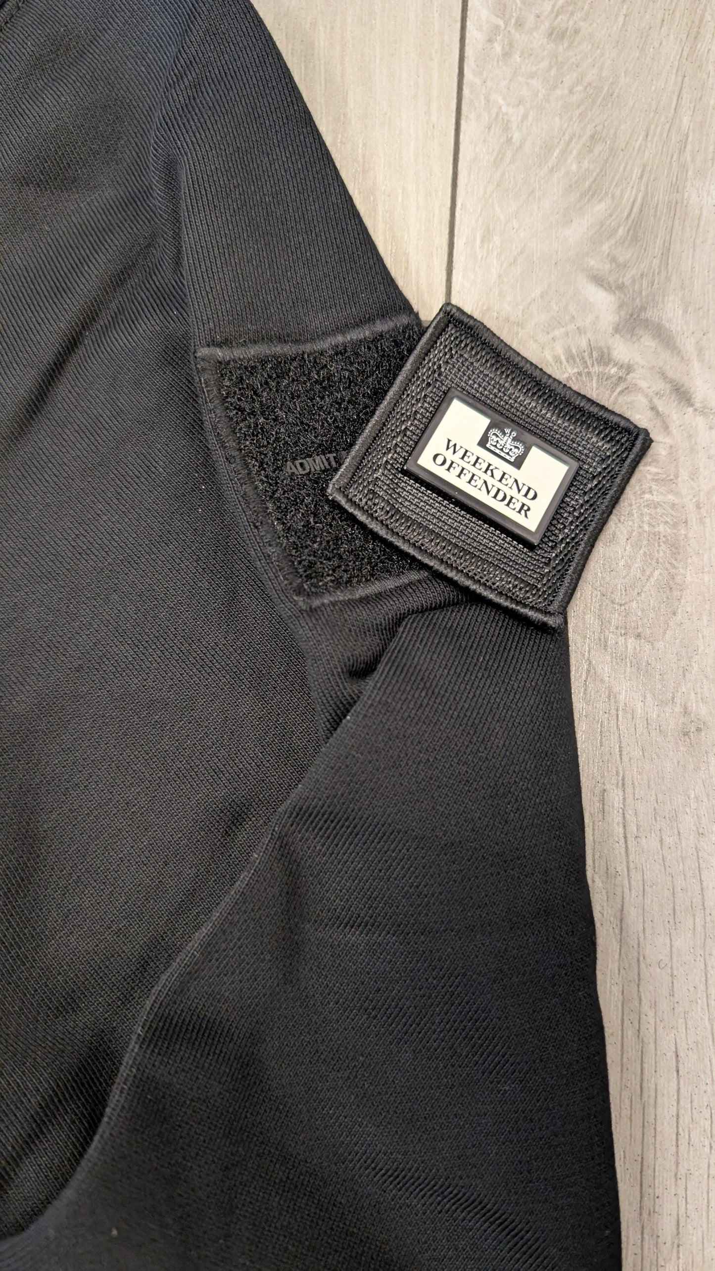 Felpa Paredes full zip nera
