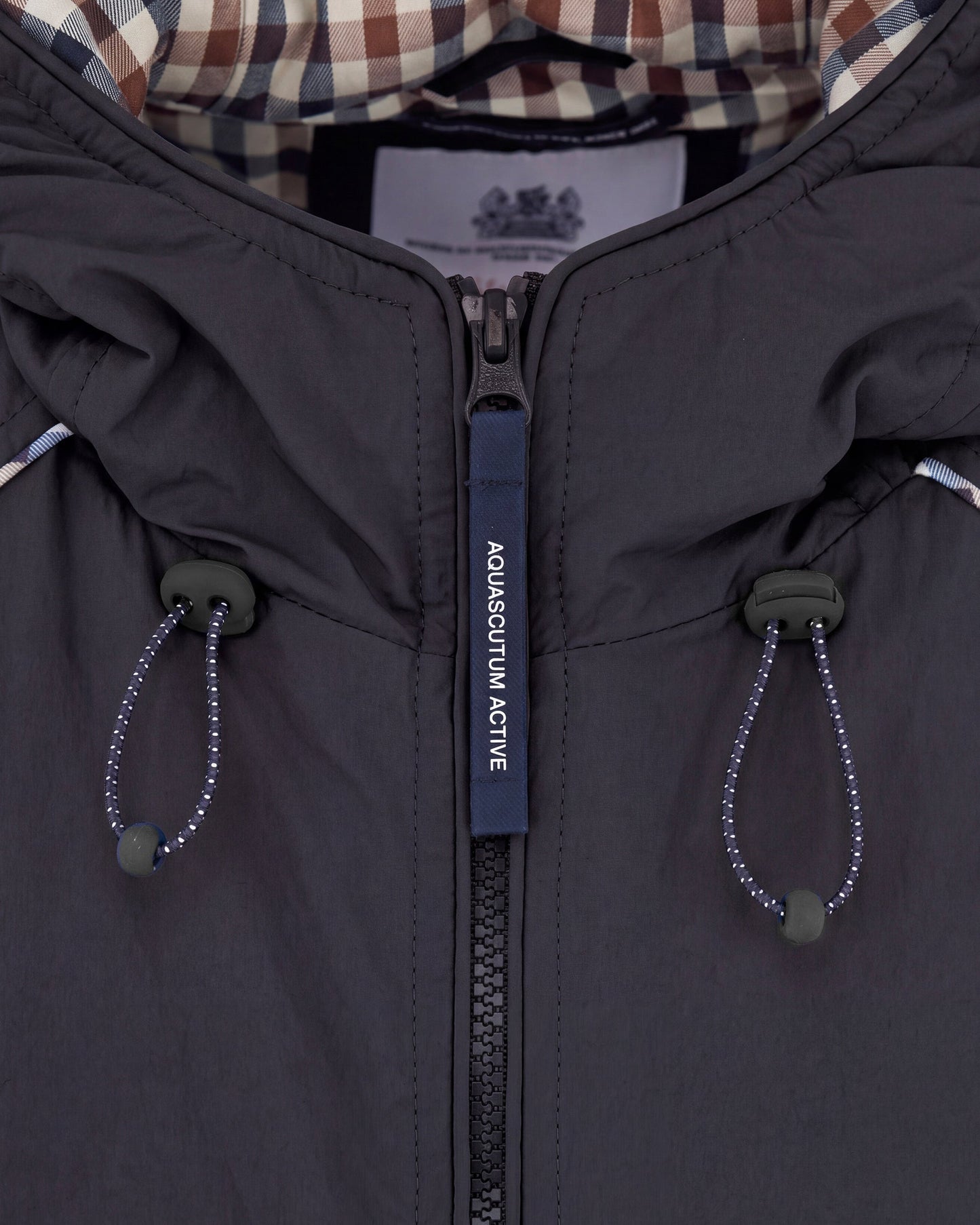 Crimp-N hooded jacket nera