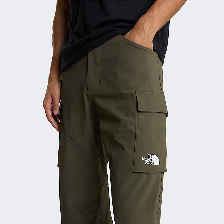 Pantalone cargo exploration verde militare