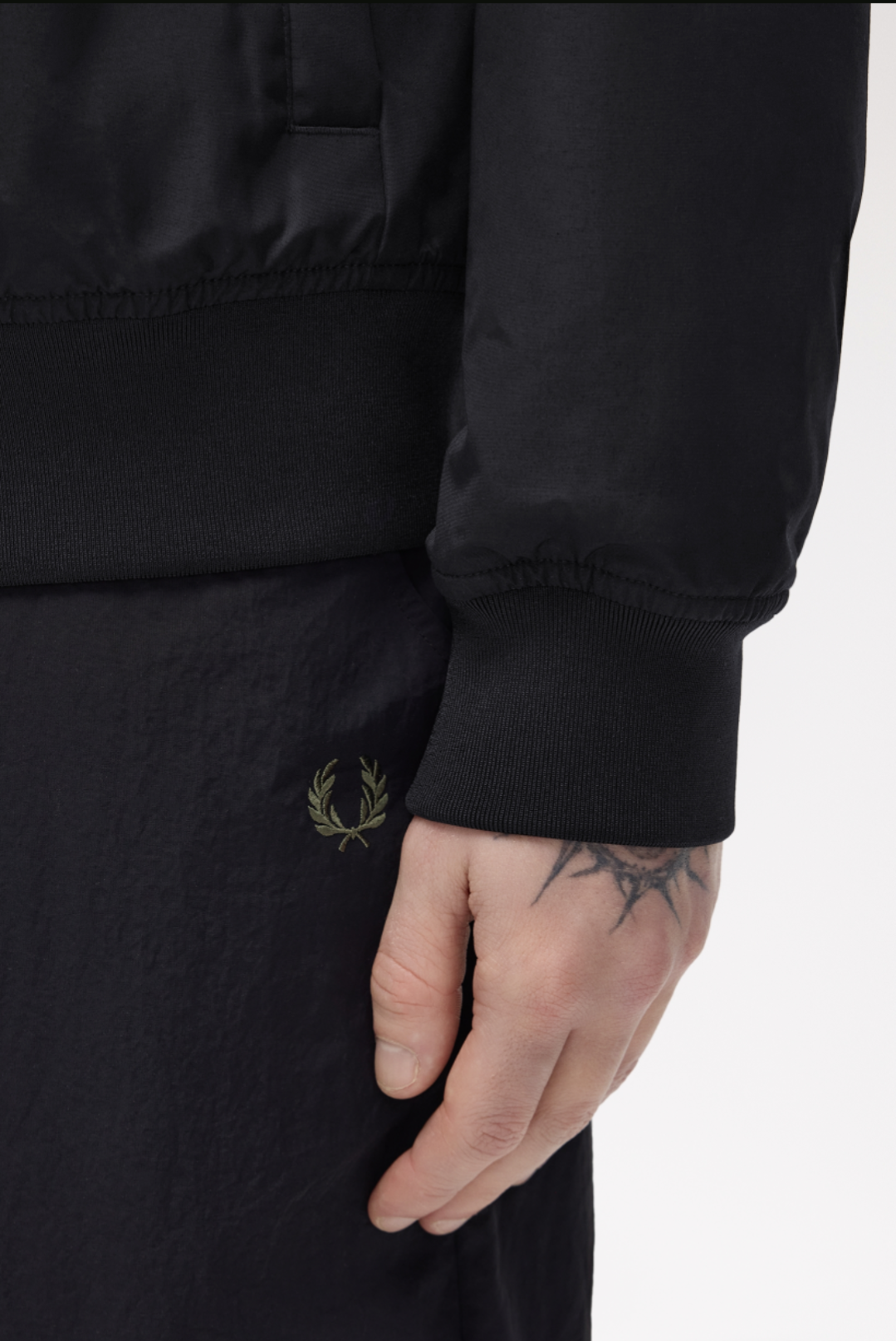 Hooded Bentham jacket nera