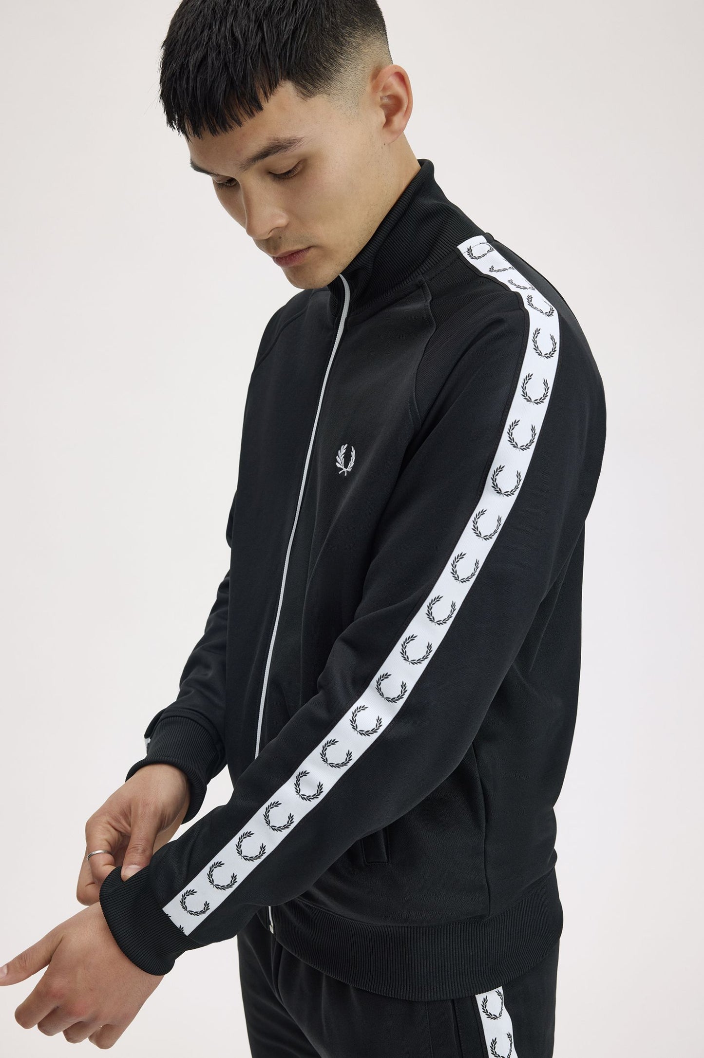 Taped track Jacket nera