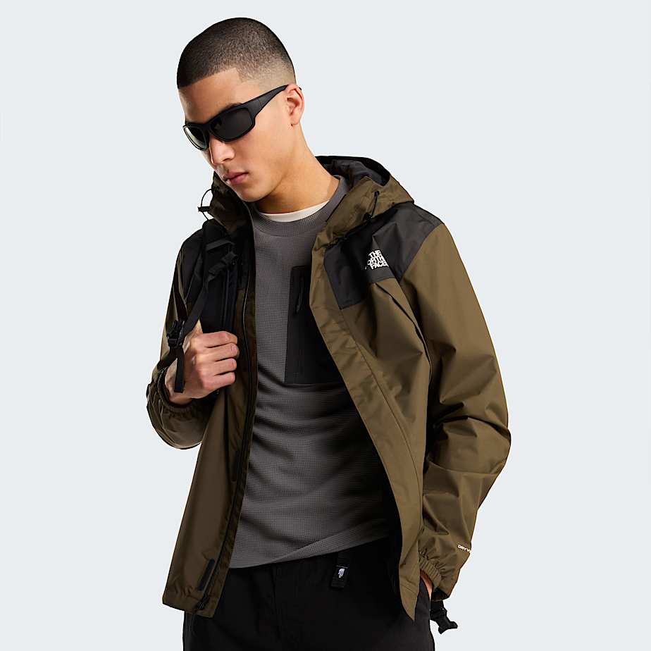 Giacca Antora nero/new taupe green