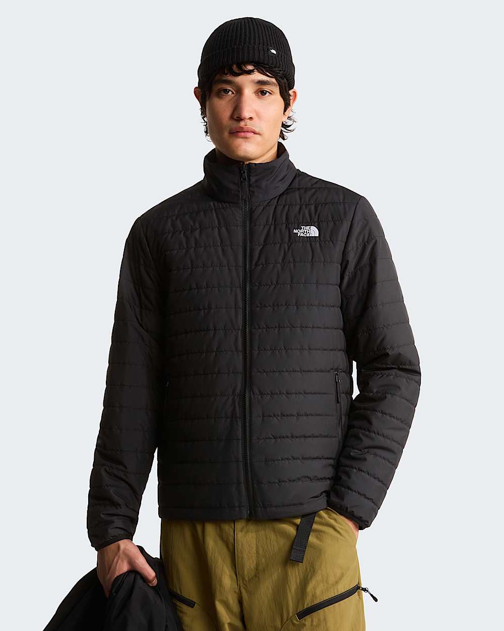 Carto mono triclimate hooded jacket nera