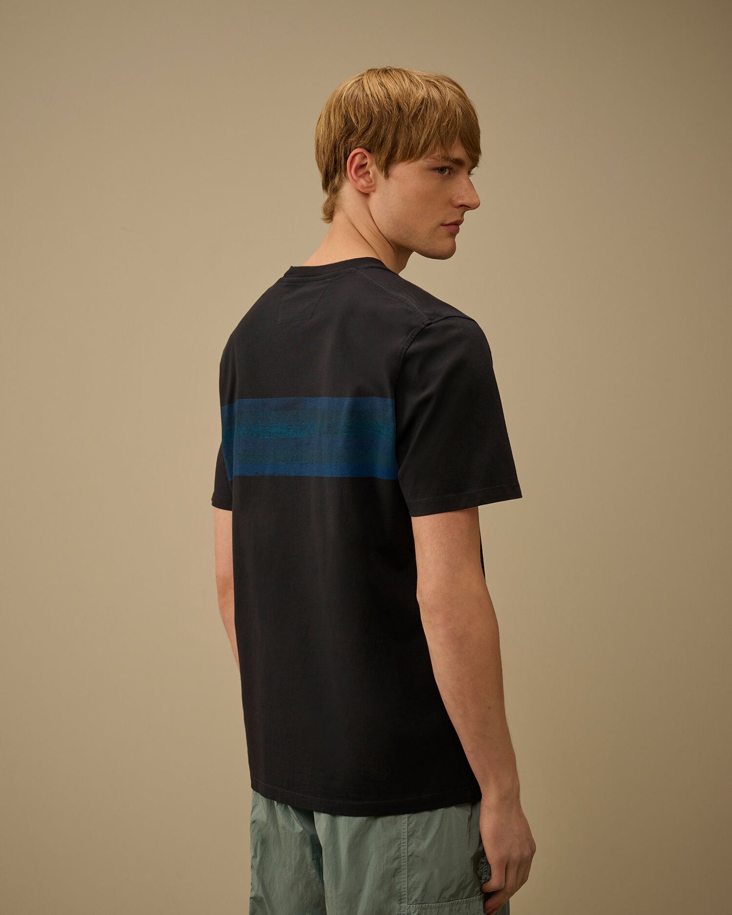 T-shirt short sleeve jersey navy