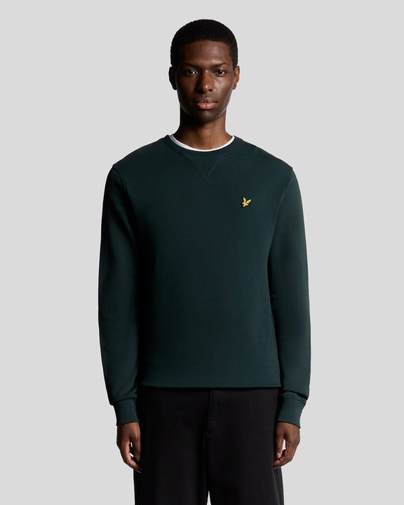 Felpa Crew Neck Sweatshirt dark green