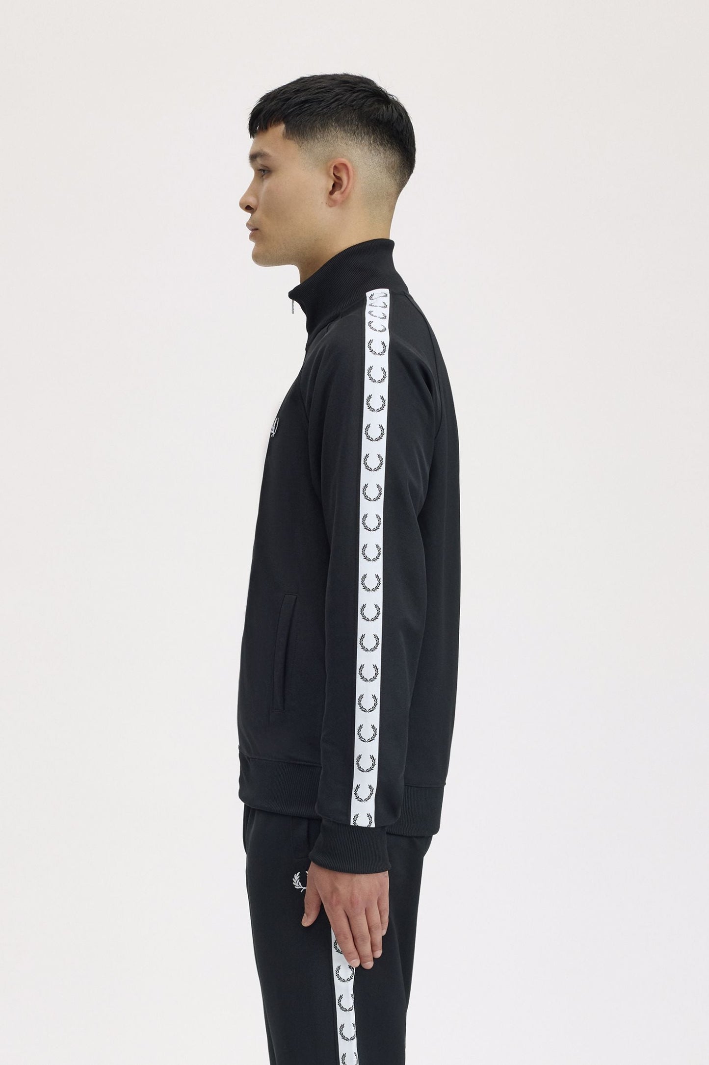 Taped track Jacket nera