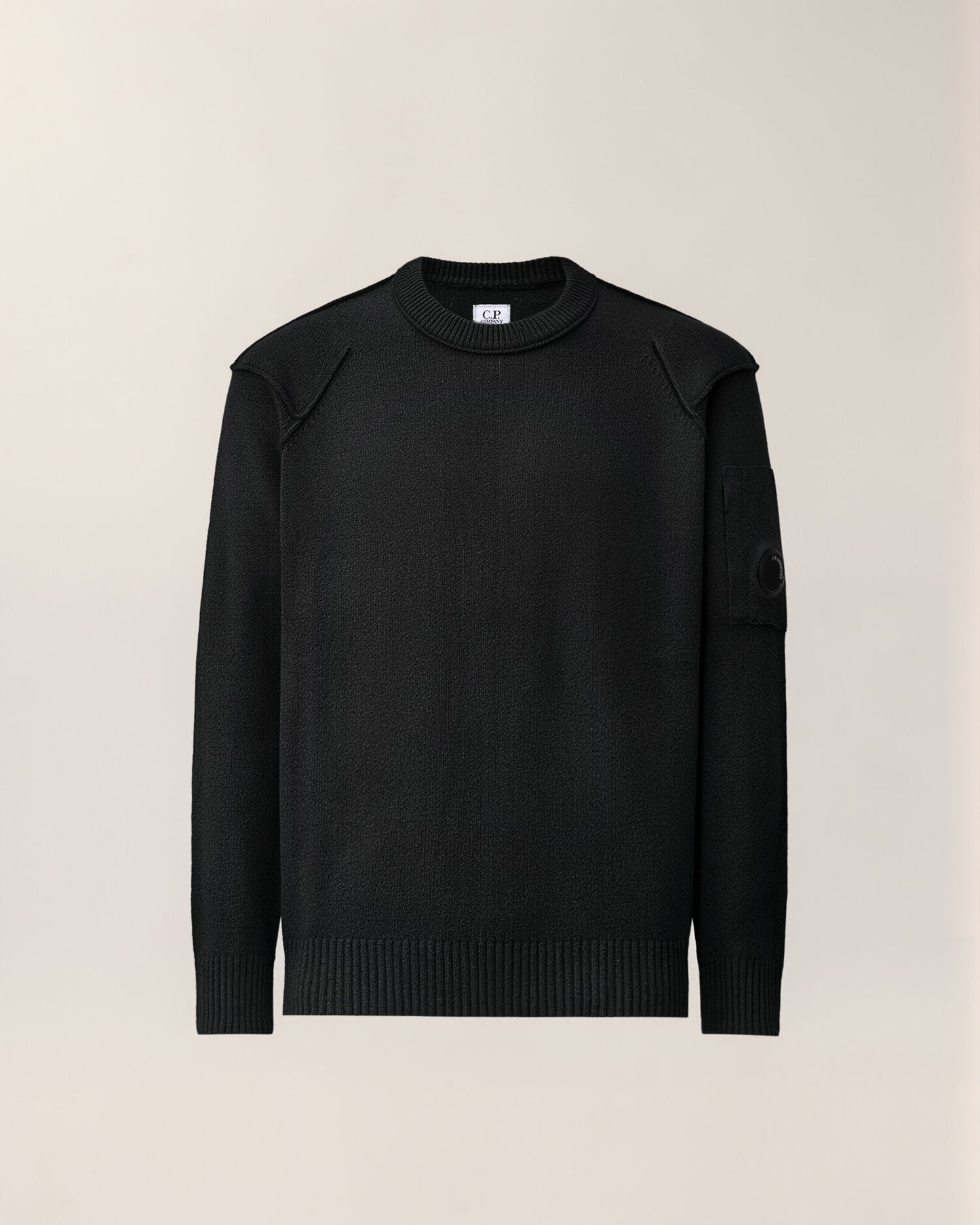 Lambswool GRS crew neck nero
