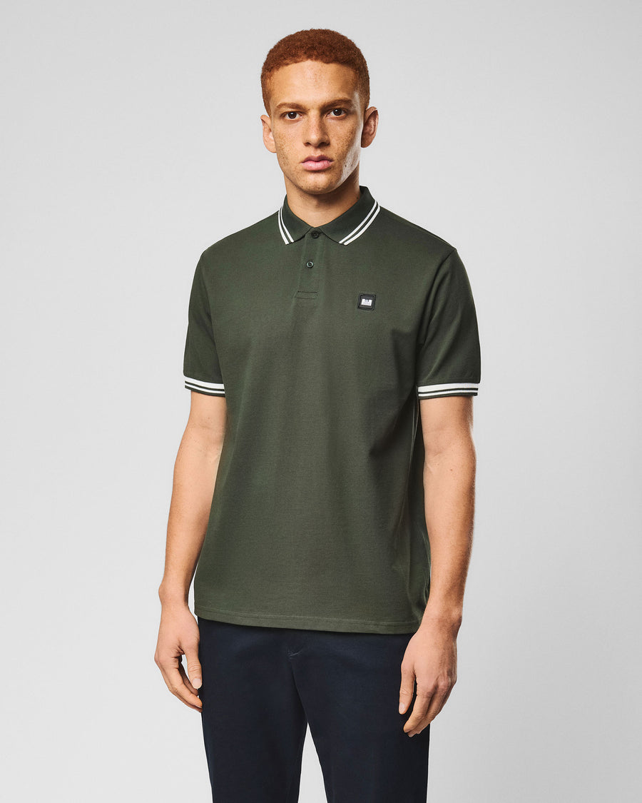 Polo Levanto black forest/white