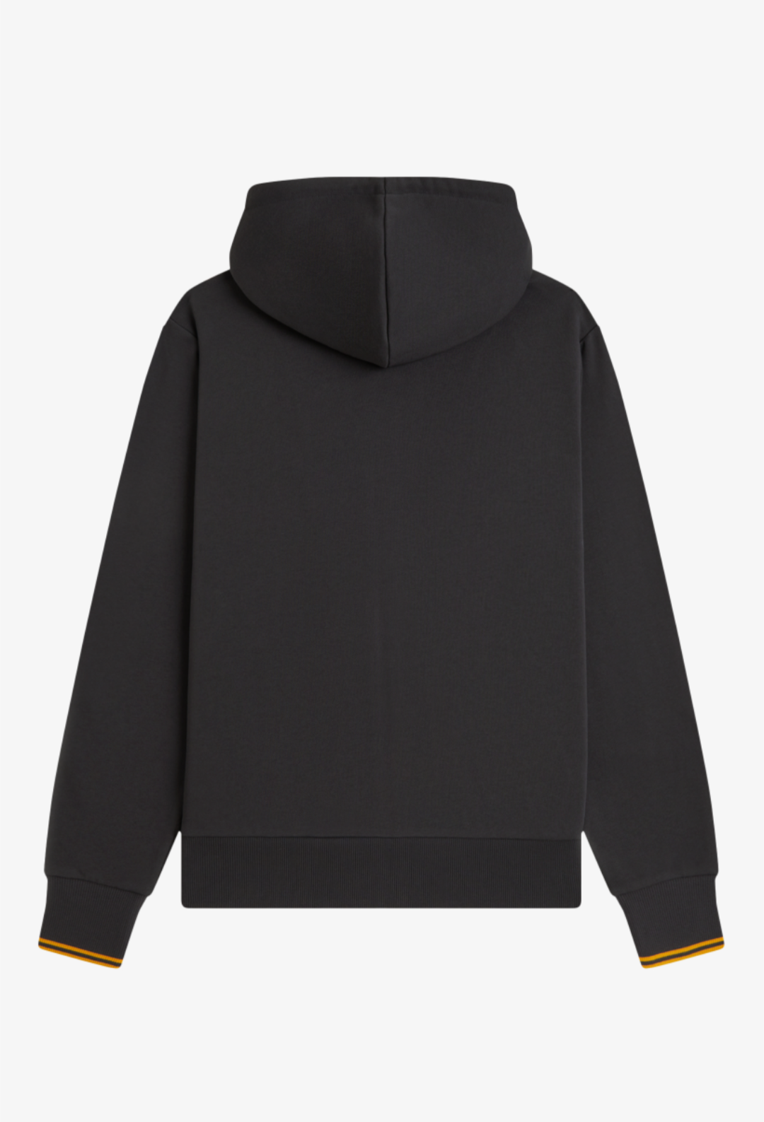 Hooded zip trough sweatshirt grigia