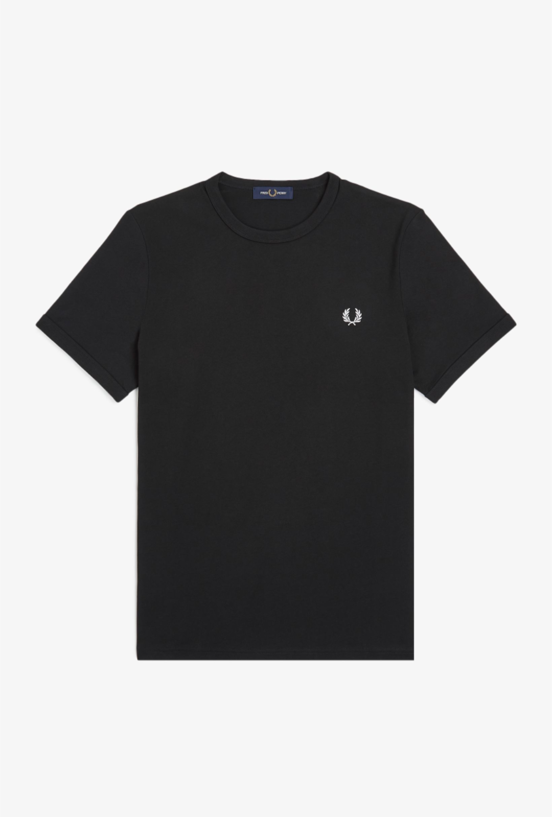 Ringer t-shirt nera