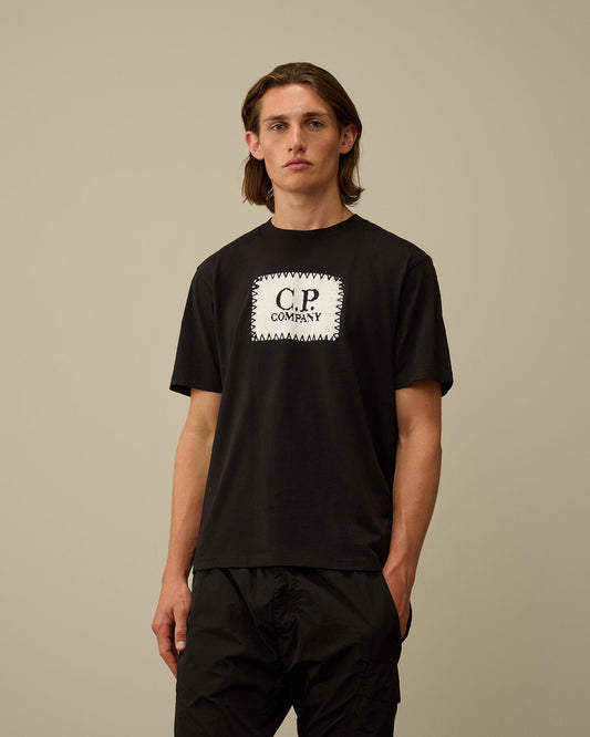 T-shirt sleeve jersey 30/1 nera
