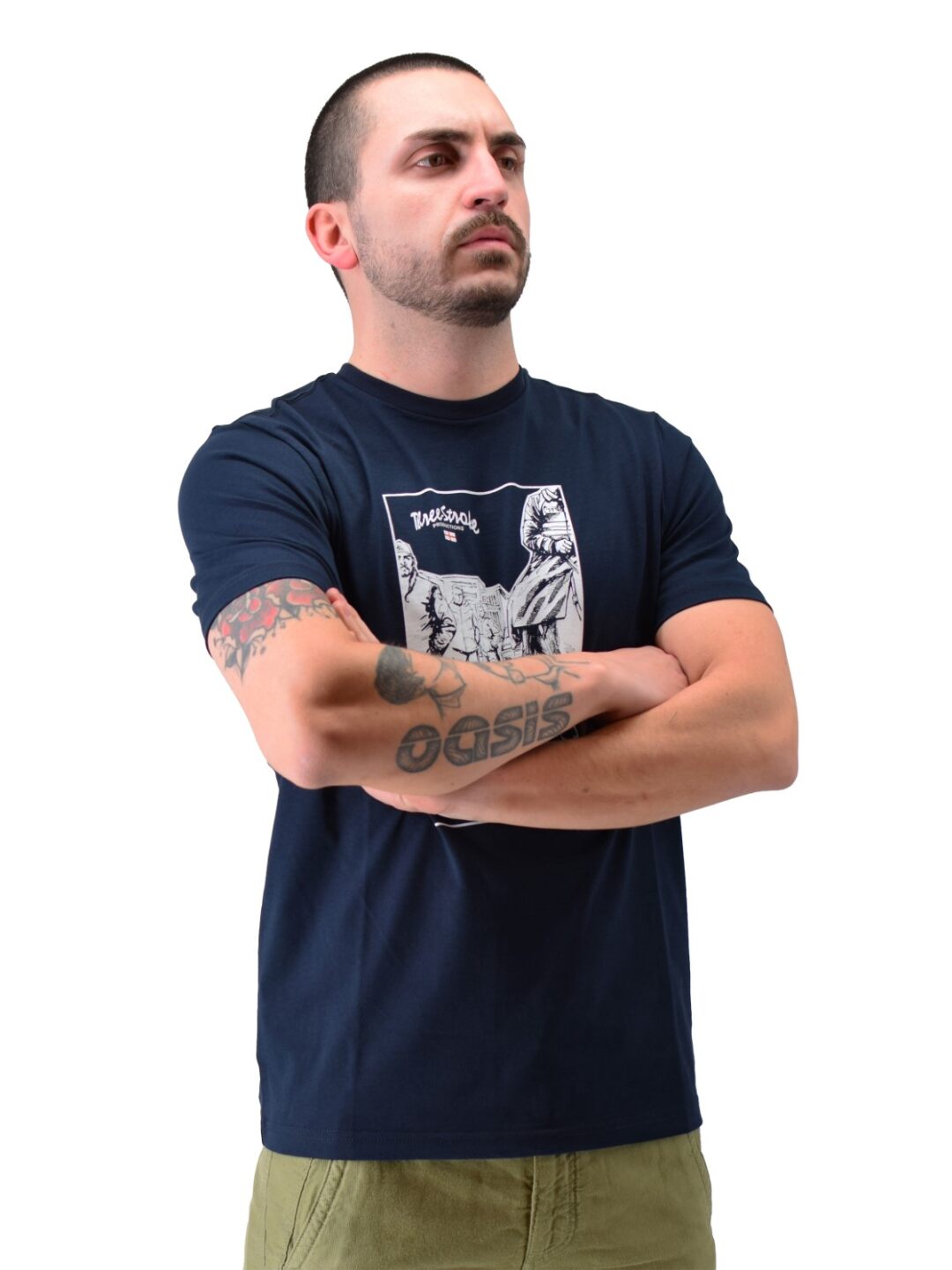 T-shirt ogni maledetto sabato navy