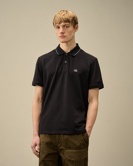 Polo sleeve Stretch piquet Total eclypse