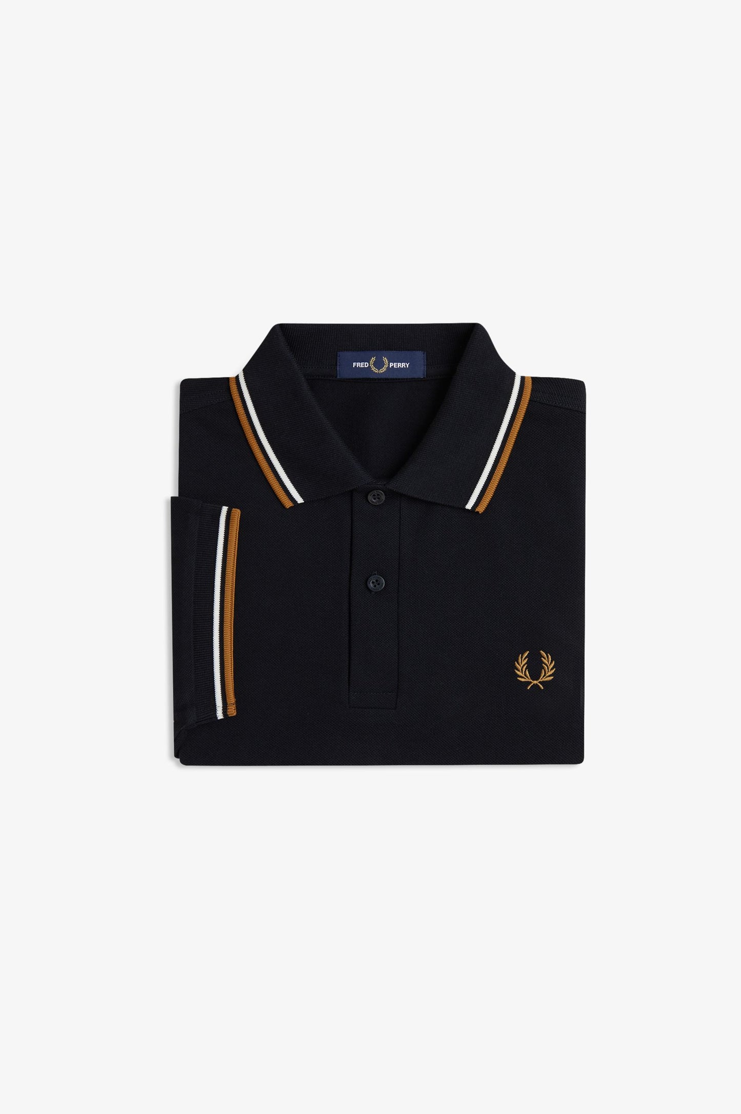 Twin Tipped polo nera/gold